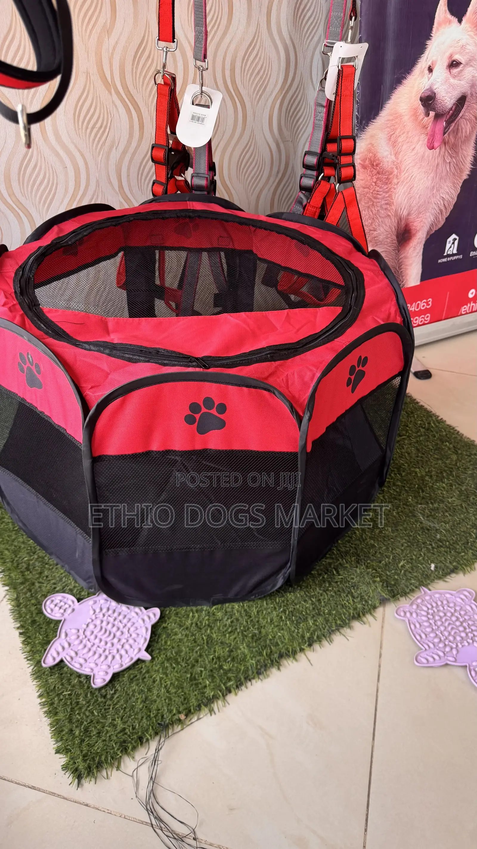 Indoor Dog Playpen House Portable Cage Tent