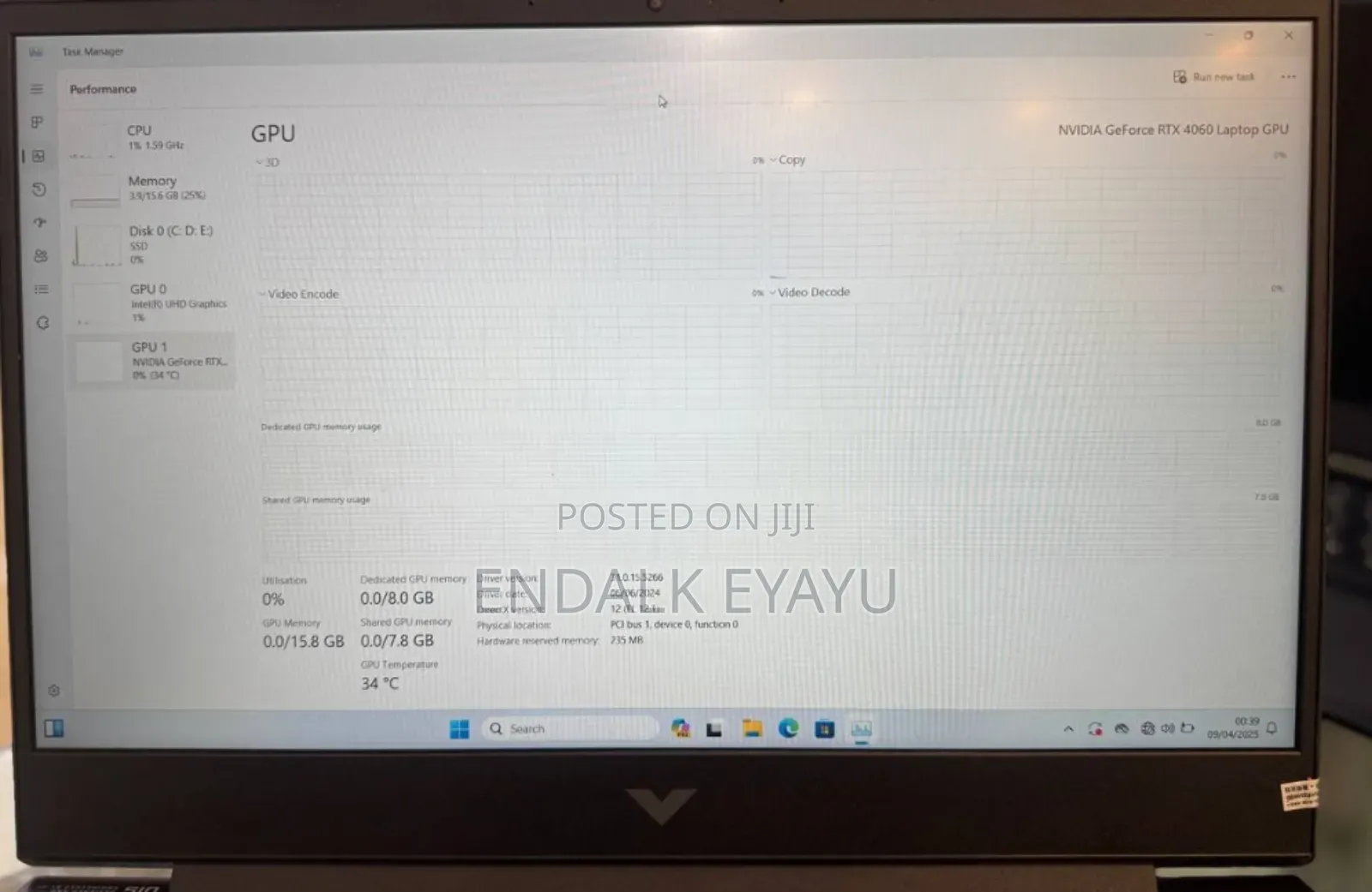 New Laptop HP Victus 15 16GB Intel Core I7 SSD 1T