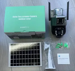 Dual View Solar Security Camera – Hd, Wifi, Pir Sensor