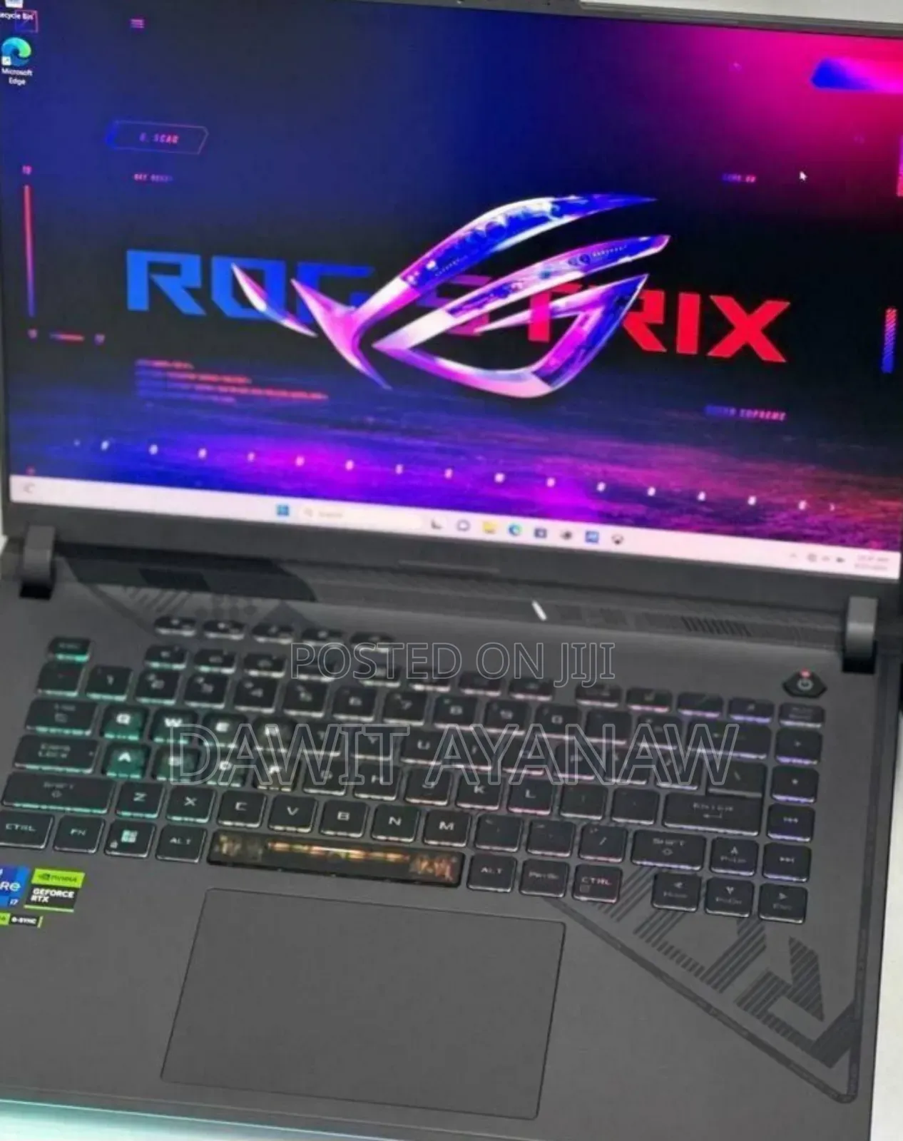 New Laptop Asus ROG Strix G15 16GB Intel Core I7 SSD 1T