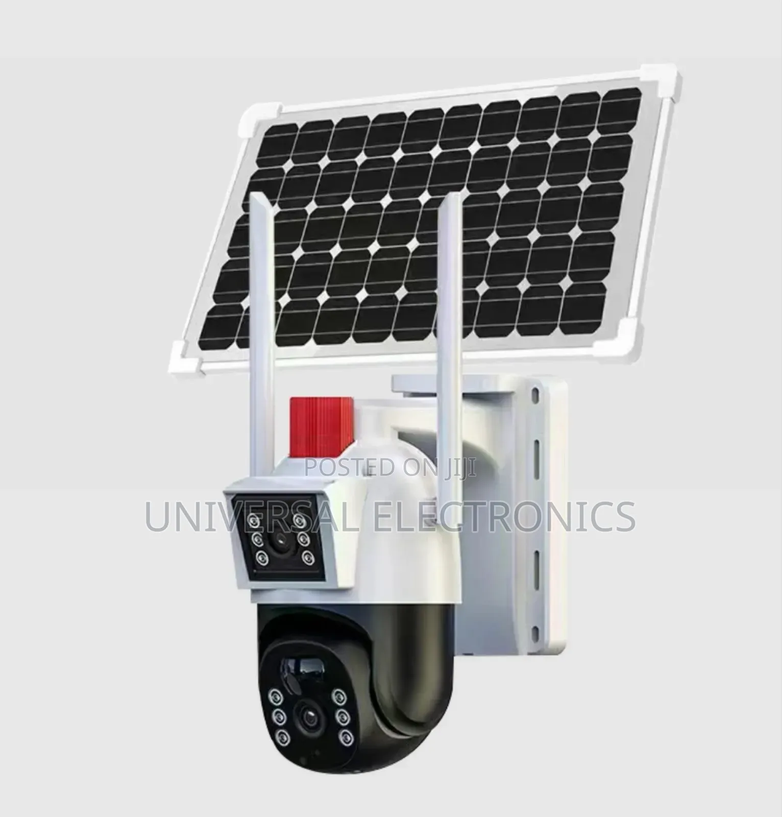 Dual View Solar Security Camera – Hd, Wifi, Pir Sensor