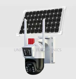 Photo - Dual View Solar Security Camera – Hd, Wifi, Pir Sensor