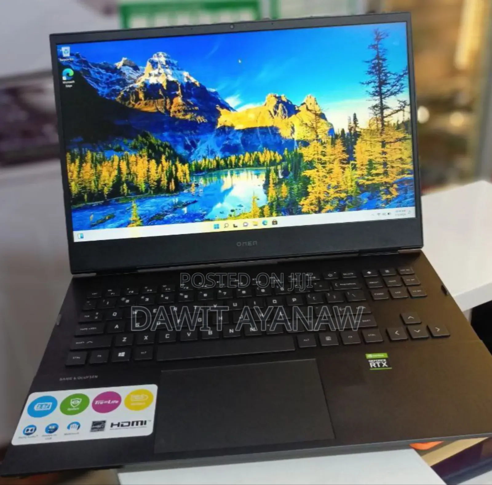 New Laptop HP Omen 15 16GB AMD Ryzen 7 SSD 1T