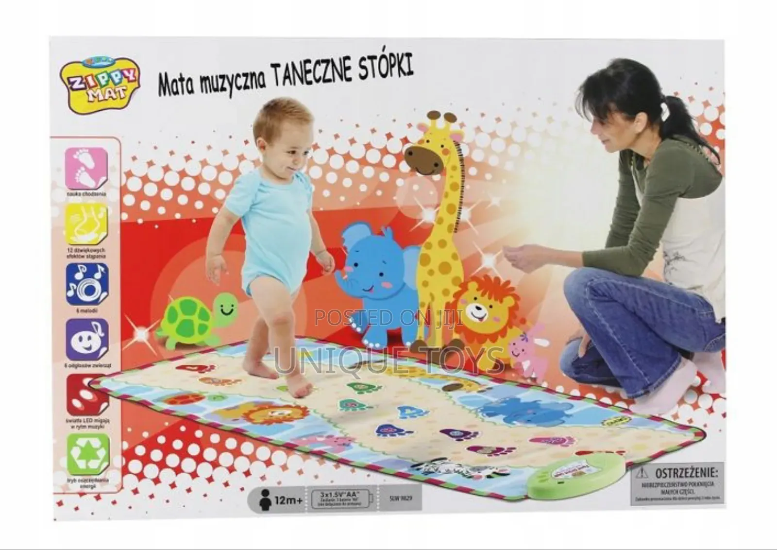 Footprint Walk Learning Musical Playmat, 138x59cm