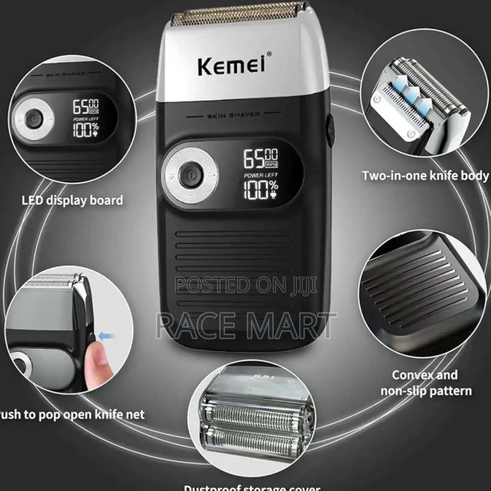 2in1 Kemei Professional Electric Shaver