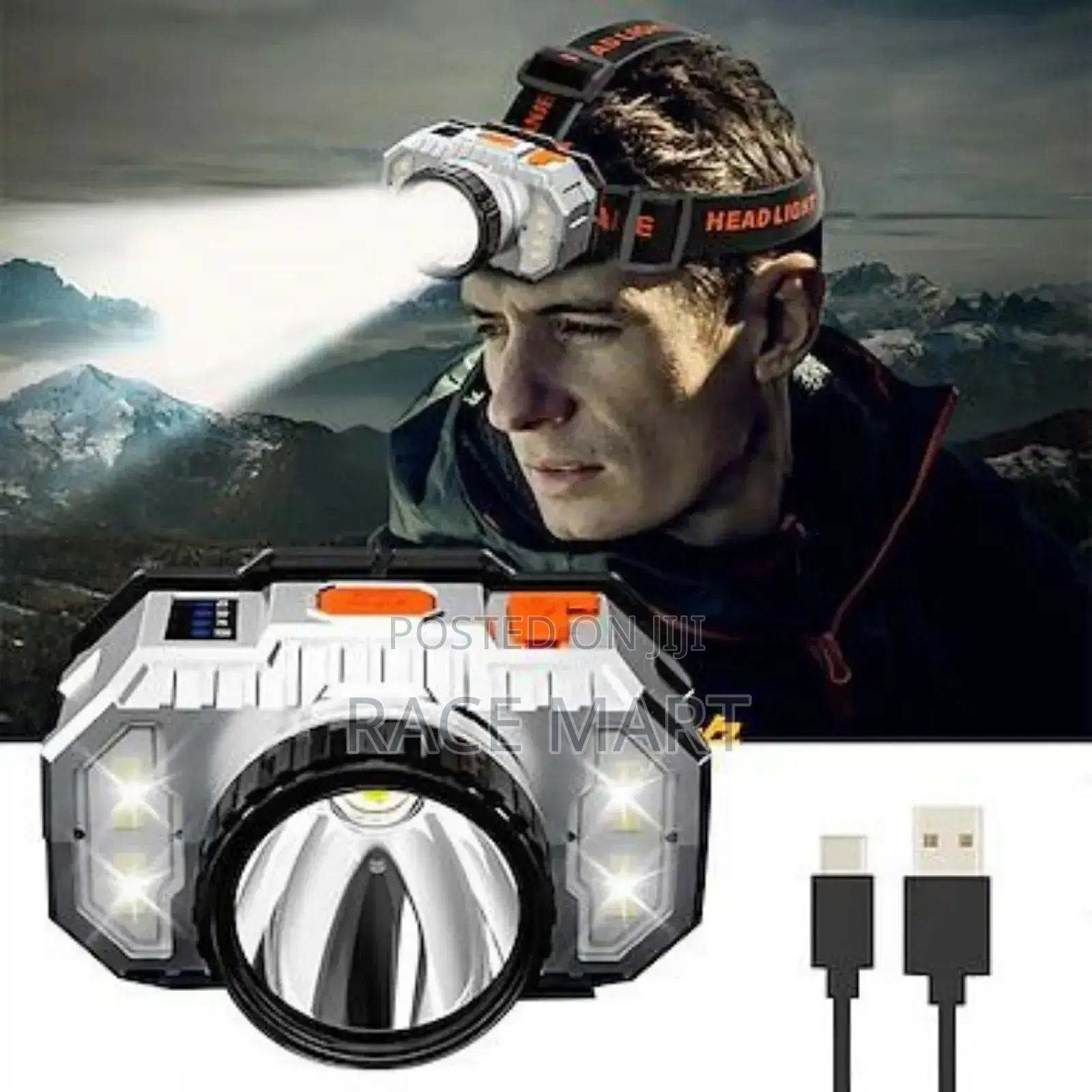Rechargeable Head Lamp