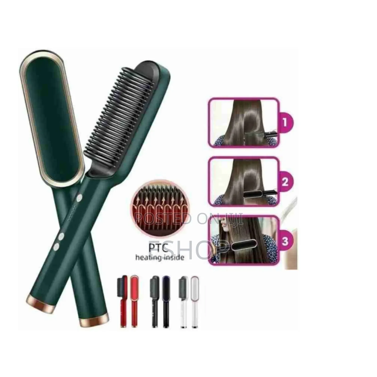 All-in-one Styling Comb: Curl To Smooth Transformation