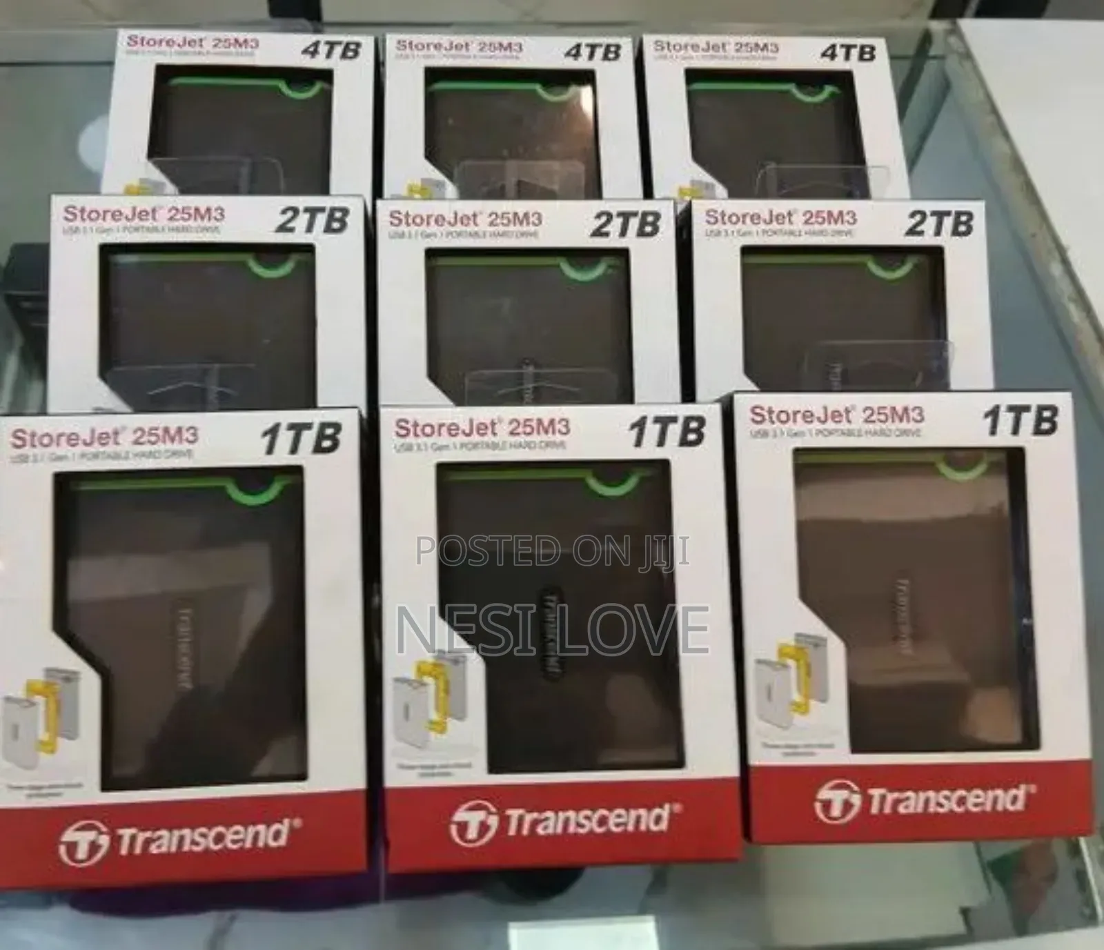 2tb Transcend External Hard Disk Drive Storage