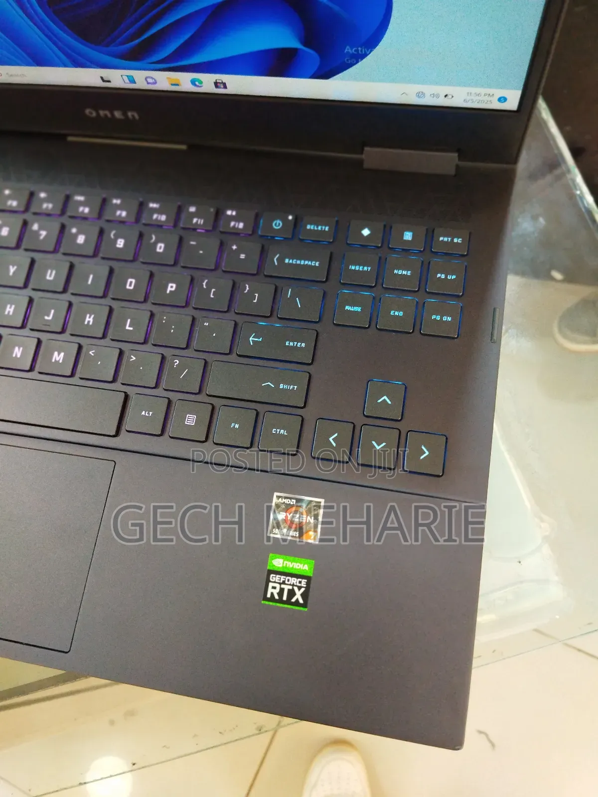 New Laptop HP Omen 15 16GB AMD Ryzen 7 SSD 512GB