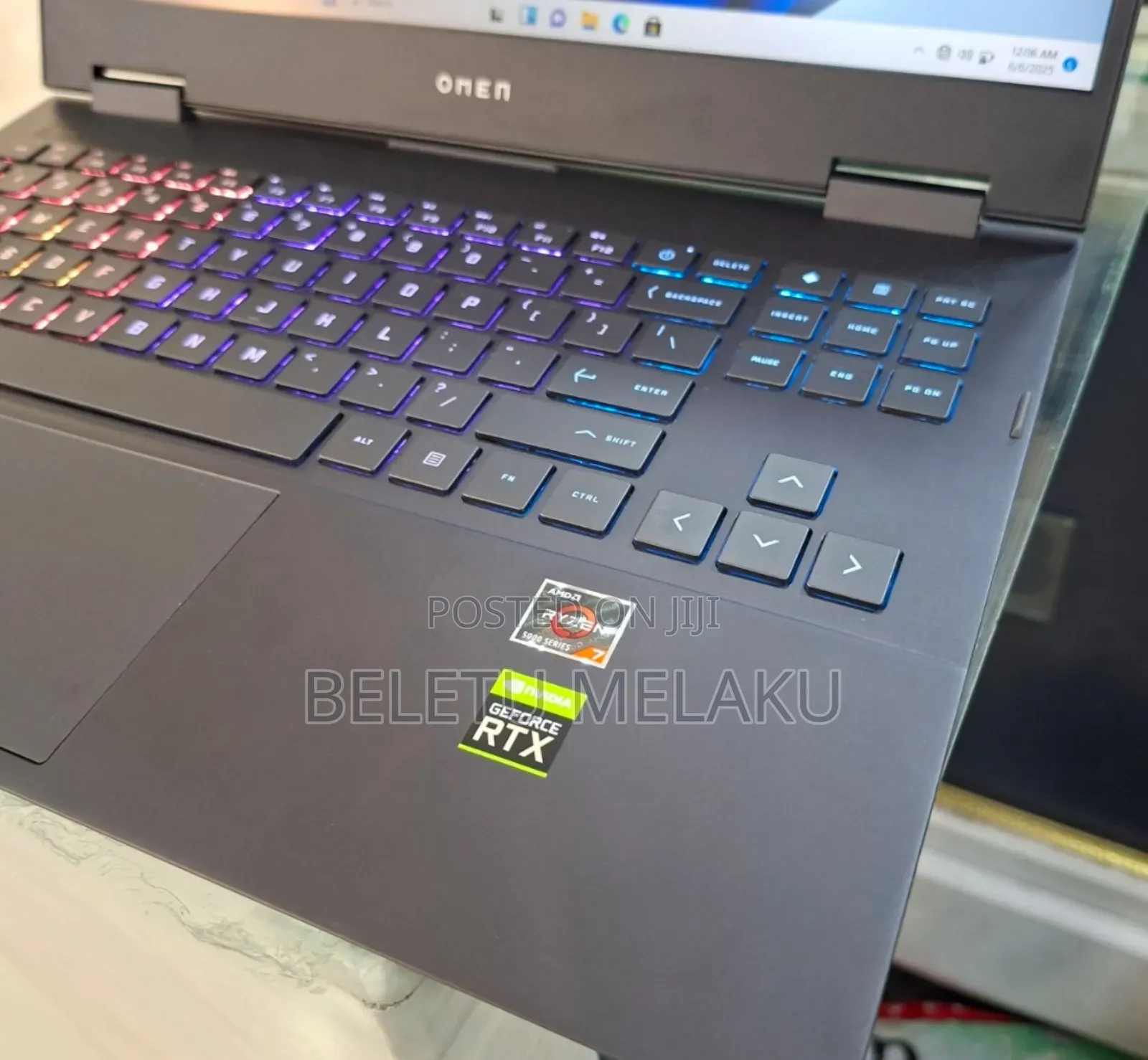 New Laptop HP Omen 15 16GB AMD Ryzen 7 SSD 512GB