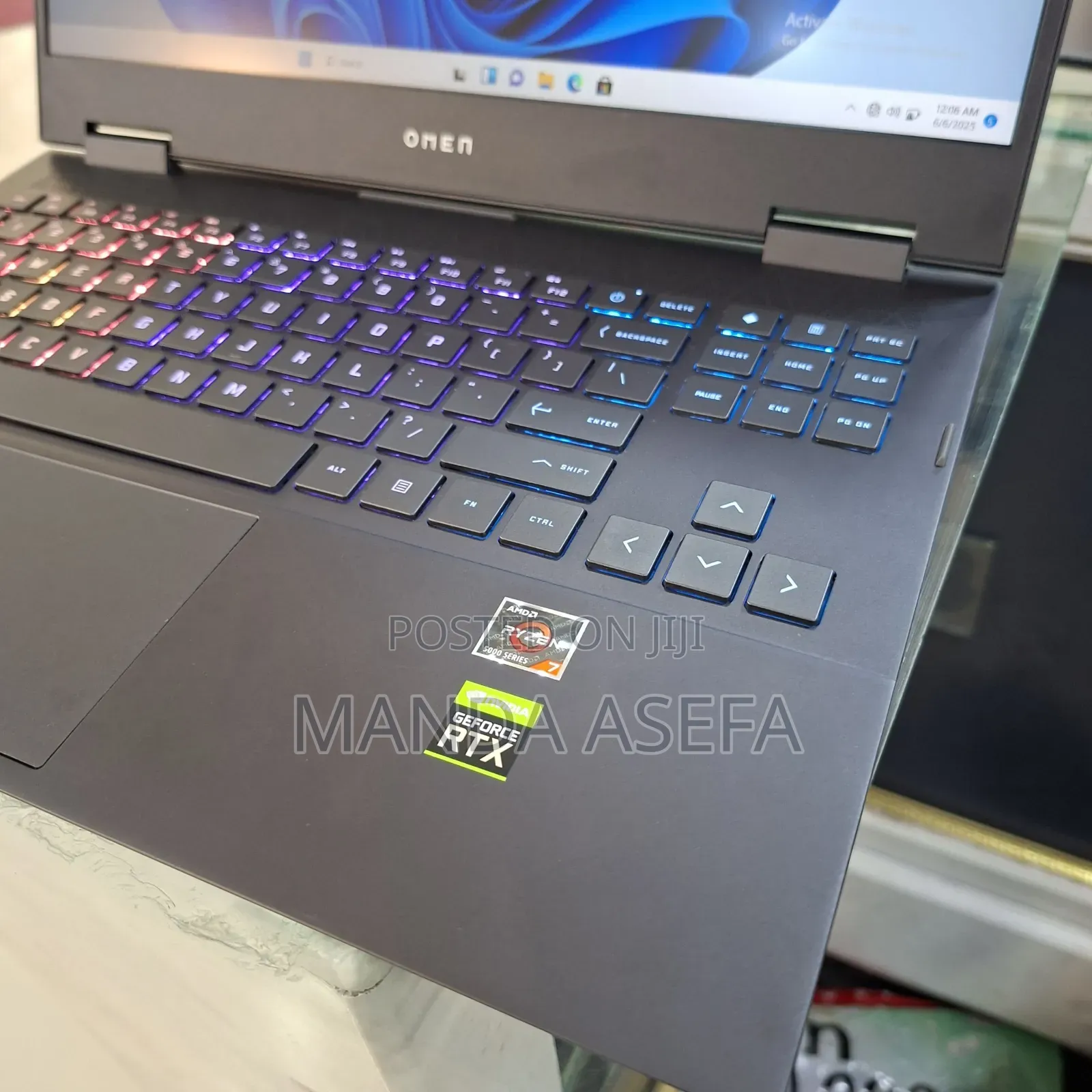 New Laptop HP Omen 16 16GB AMD Ryzen 7 SSD 512GB