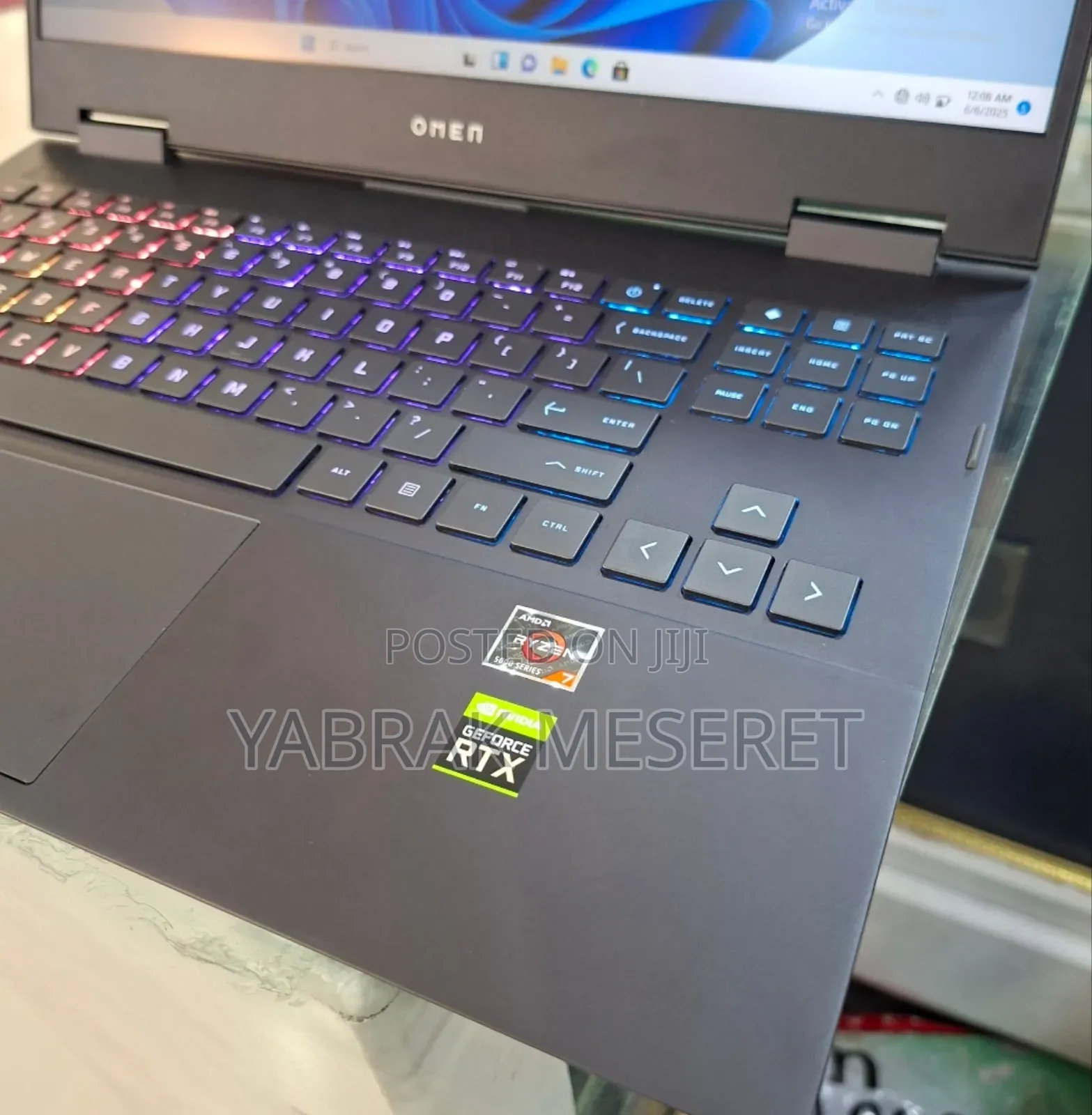 New Laptop HP Omen 15 16GB AMD Ryzen 7 SSD 512GB