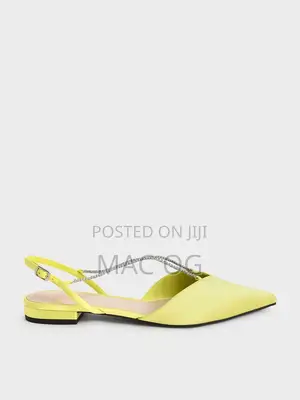 Photo - Charles Keith Neon Ballerina Slingbacks