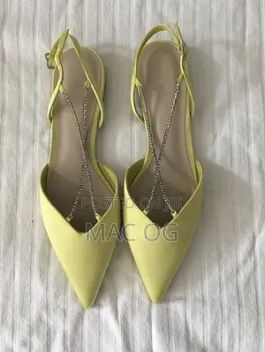 Charles Keith Neon Ballerina Slingbacks