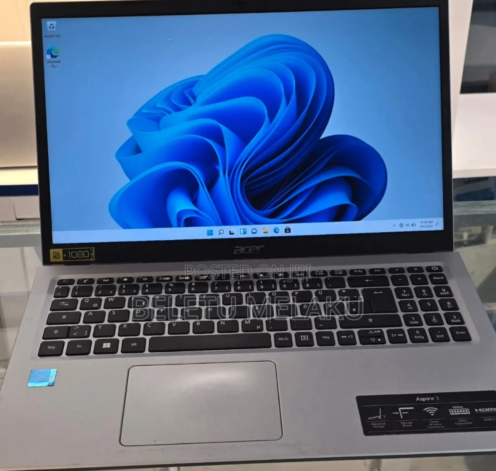 New Laptop Acer Aspire 3 8GB Intel Core I3 SSD 512GB