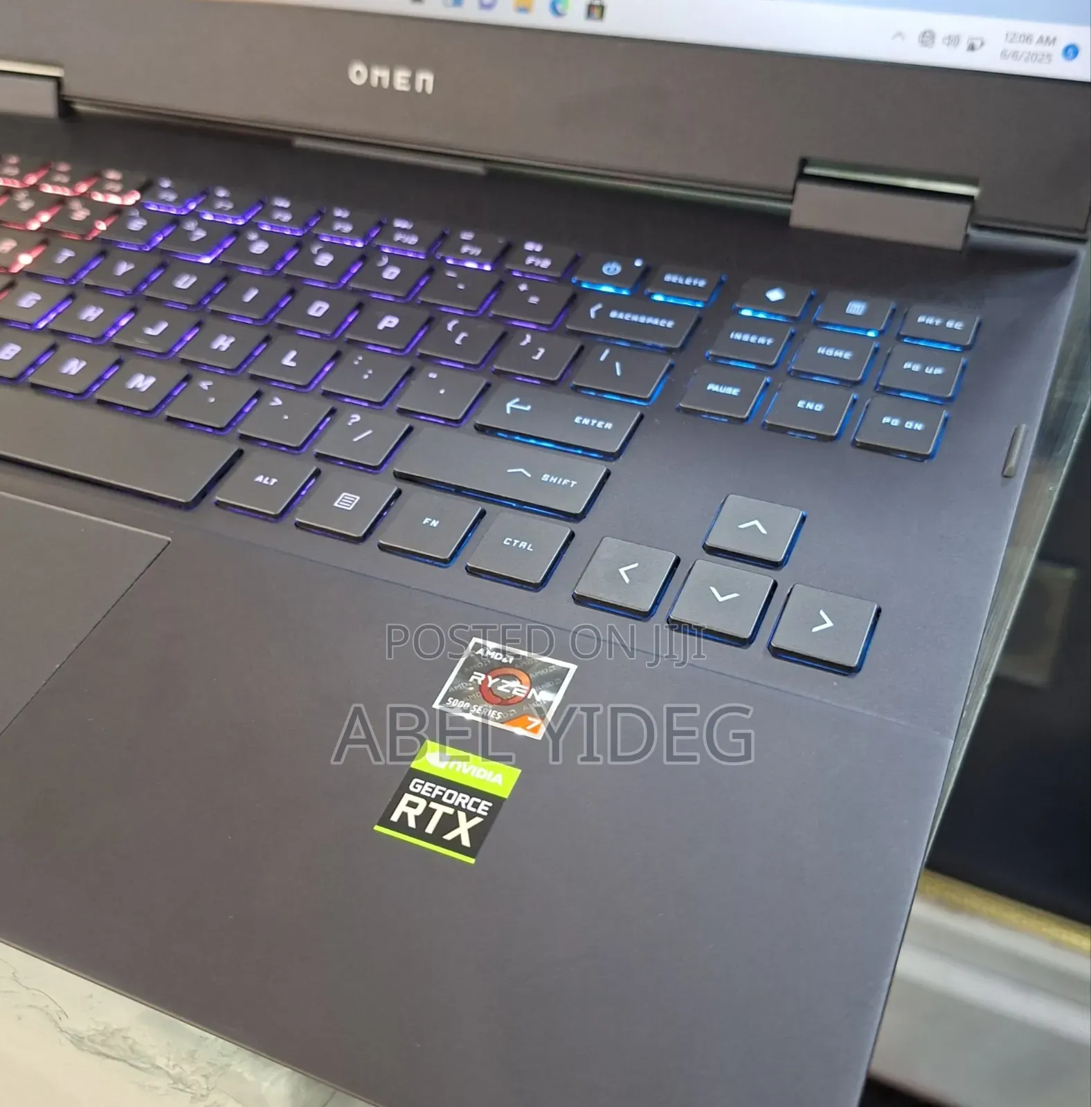 New Laptop HP Omen 15 16GB AMD Ryzen 7 SSD 512GB