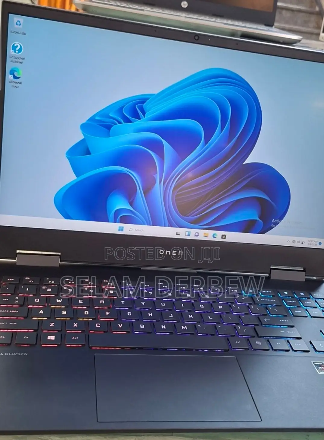 New Laptop HP Omen 16 16GB AMD Ryzen 7 SSD 512GB