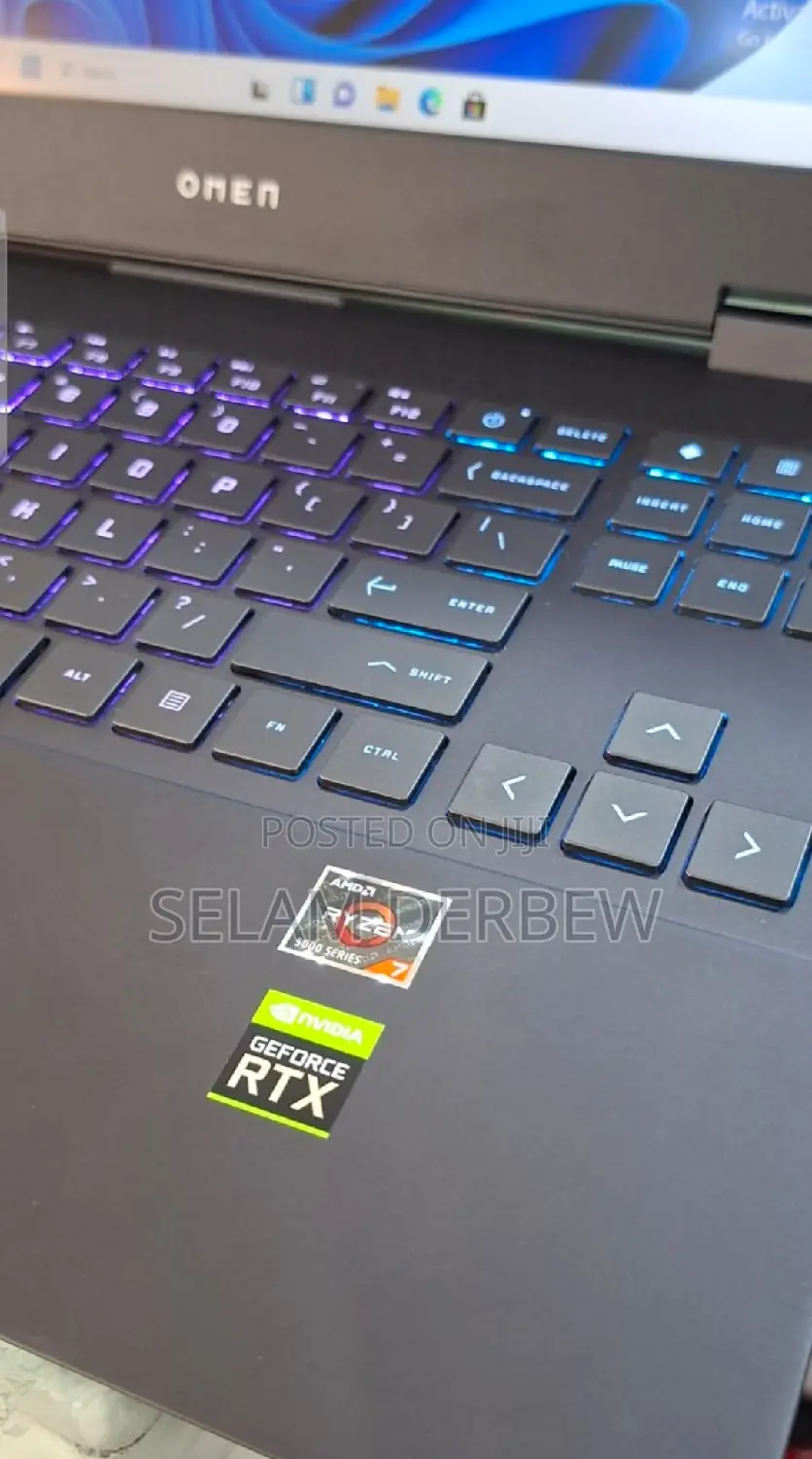 New Laptop HP Omen 16 16GB AMD Ryzen 7 SSD 512GB