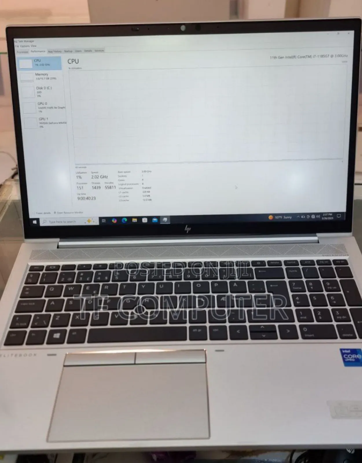 New Laptop HP EliteBook 850 G8 16GB Intel Core I7 SSD 512GB