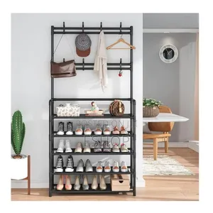 Photo - 5-layer Foldable Clothes Rack – Indoor/Outdoor Space-saving