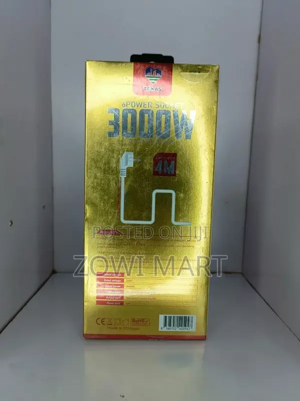 Texas St-13 Power Socket 6 Sockets 2 Usb