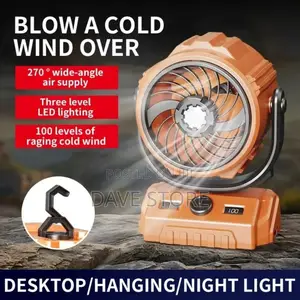 Desktop Rechargeable Turbo Fan Is a High Power