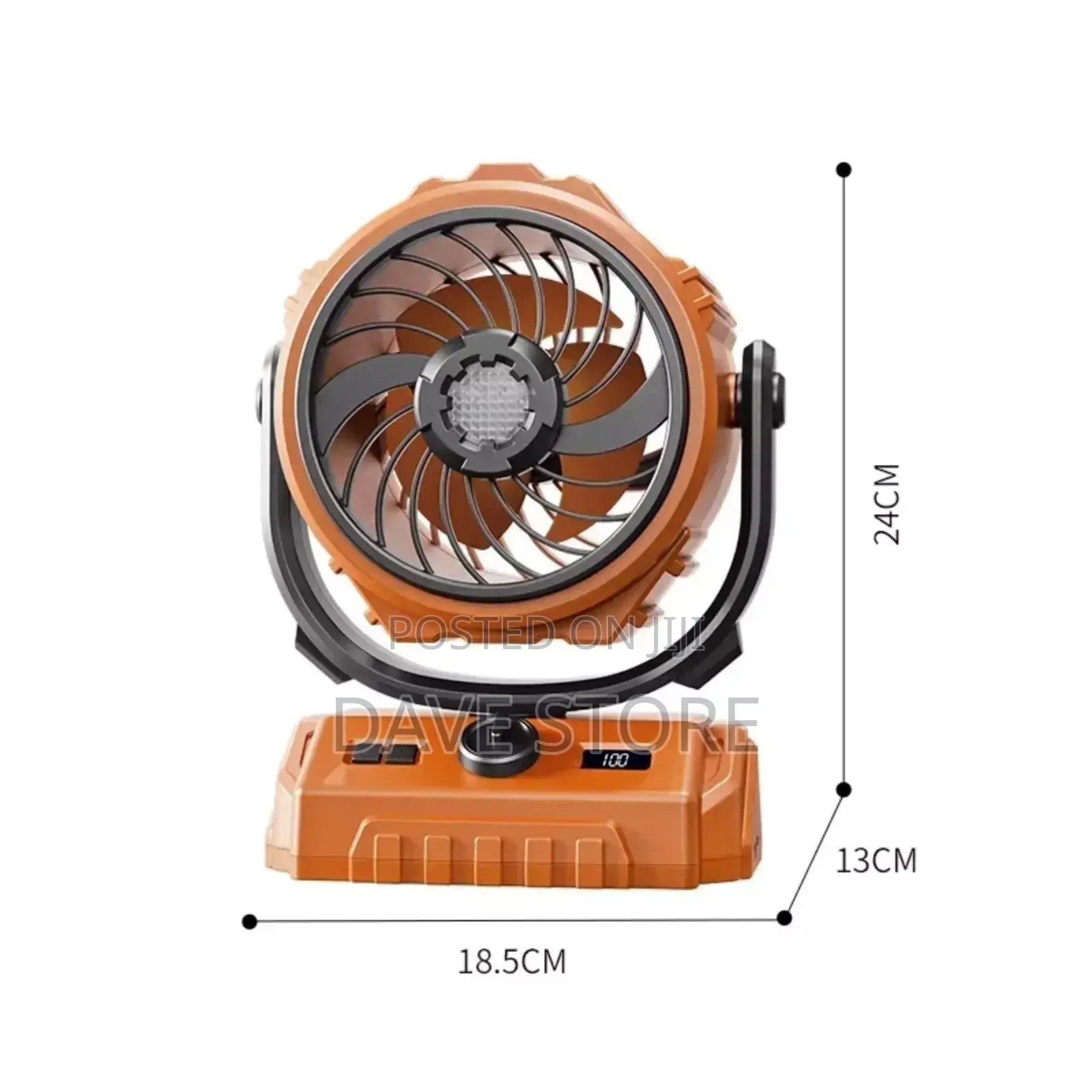 Desktop Rechargeable Turbo Fan Is a High Power