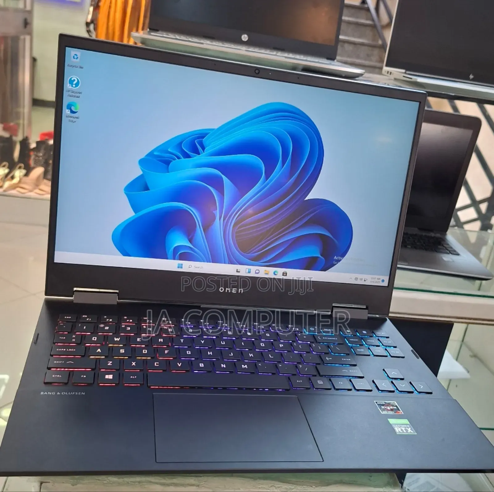 New Laptop HP Omen 16 16GB AMD Ryzen 7 SSD 512GB