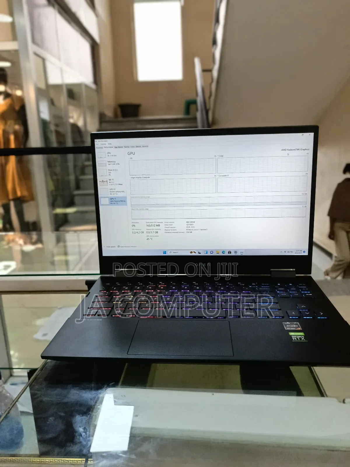 New Laptop HP Omen 16 16GB AMD Ryzen 7 SSD 512GB