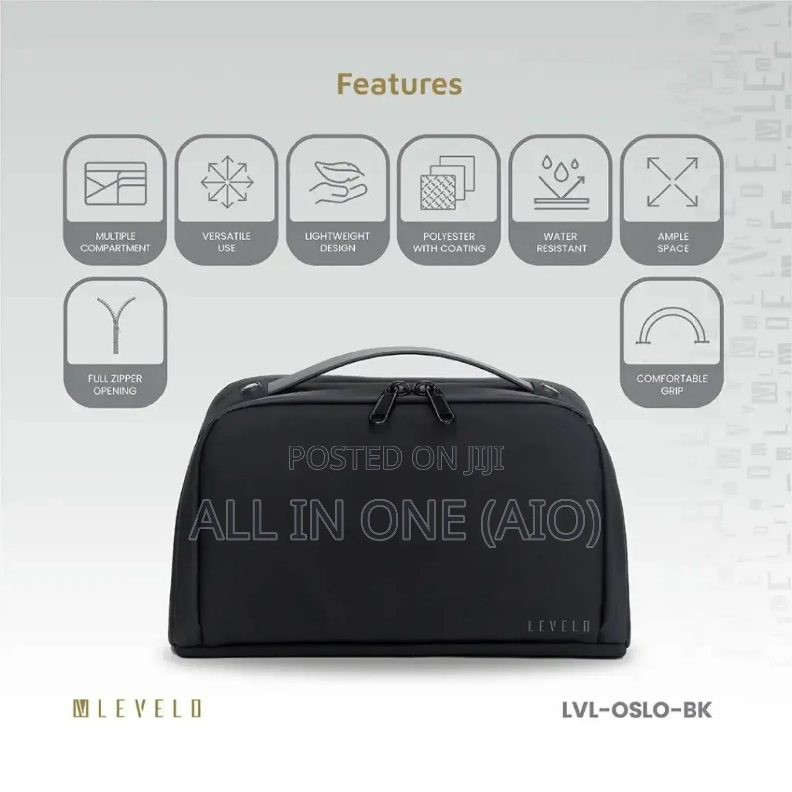 Levelo Oslo Pouch Toiletry Bag