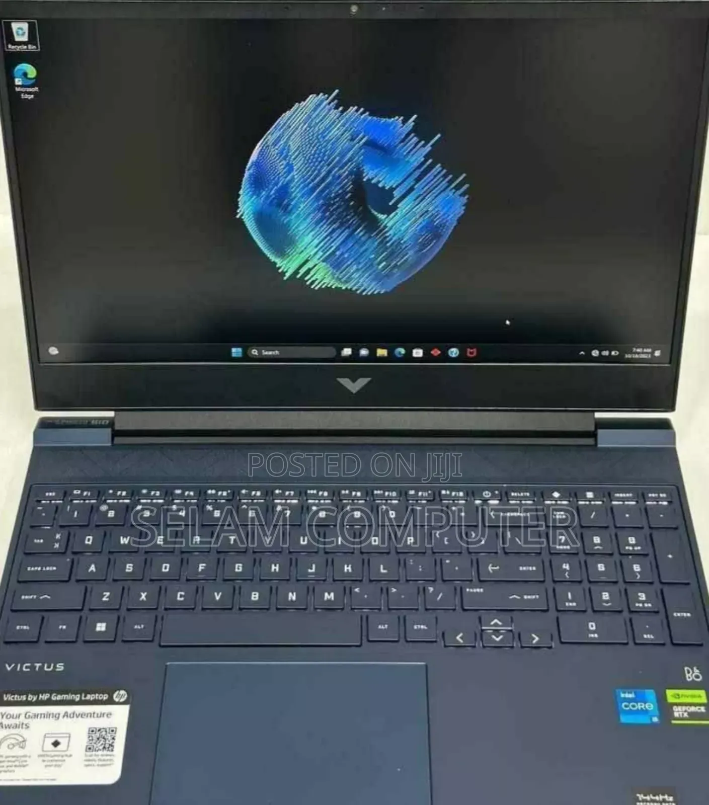 New Laptop HP Victus 16 16GB AMD Ryzen 7 SSD 1T