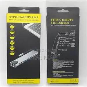 8-in-1 Usb-C to HDTV Adapter With Vga