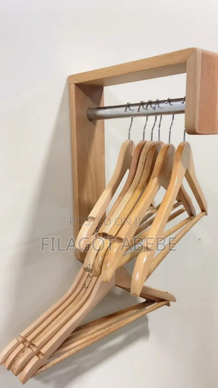 Clothe Hanger Made From Pure Wood