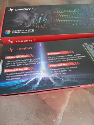 Linmony Gaming Keyboard and Mouse RGB Keyboard and Mouse