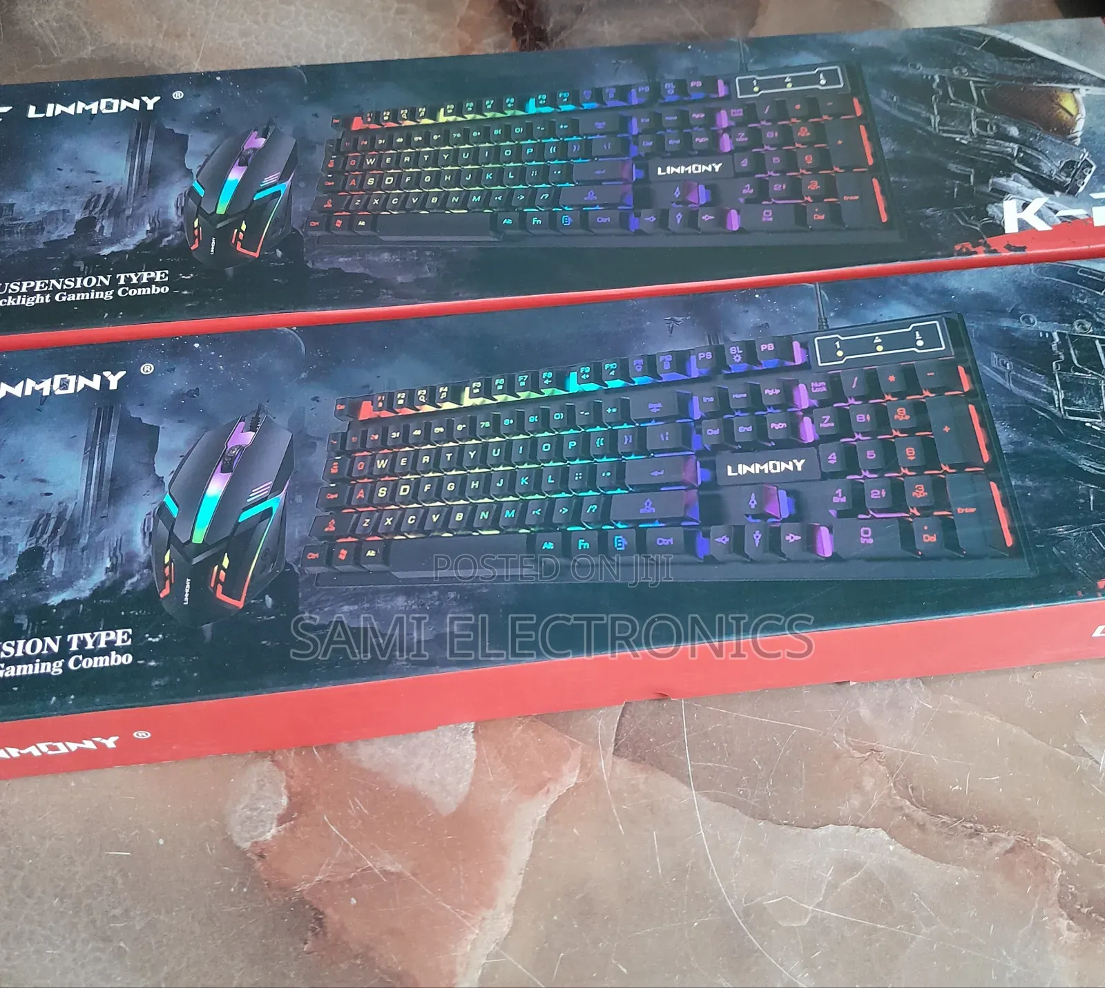 Linmony Gaming Keyboard and Mouse RGB Keyboard and Mouse
