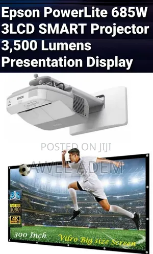 Photo - Epson Powerlite 685w Wxga 3lcd Smart Projector 3,500 Lumens