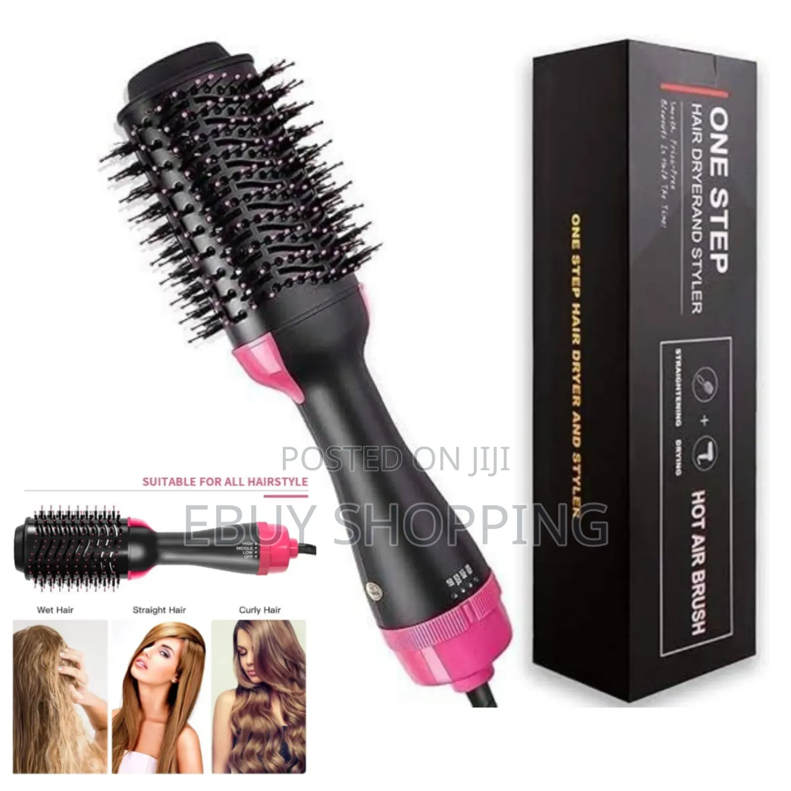 **No More Heat Damage – Gentle Efficient Hair Styler!**