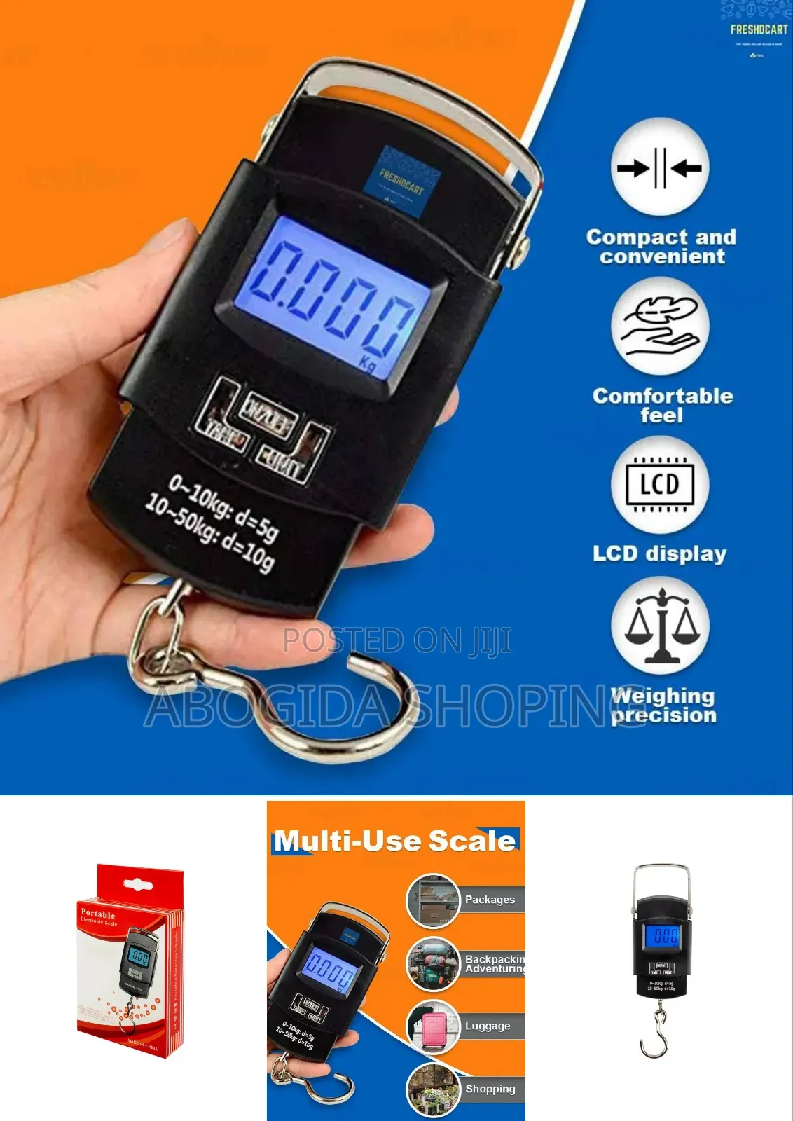 Portable Digital Electronic Scale – Compact, Accurate