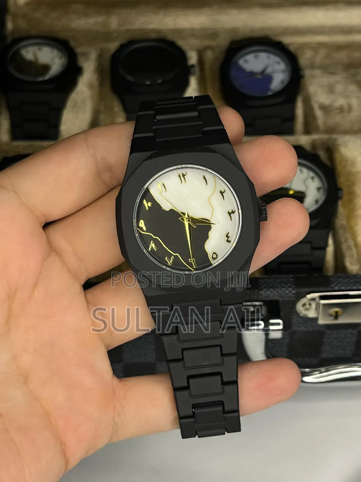 Black Arabic Dial Watch