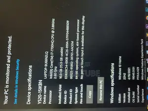 Laptop Lenovo Legion Y520 16GB Intel Core I7 HDD+SSD 1T