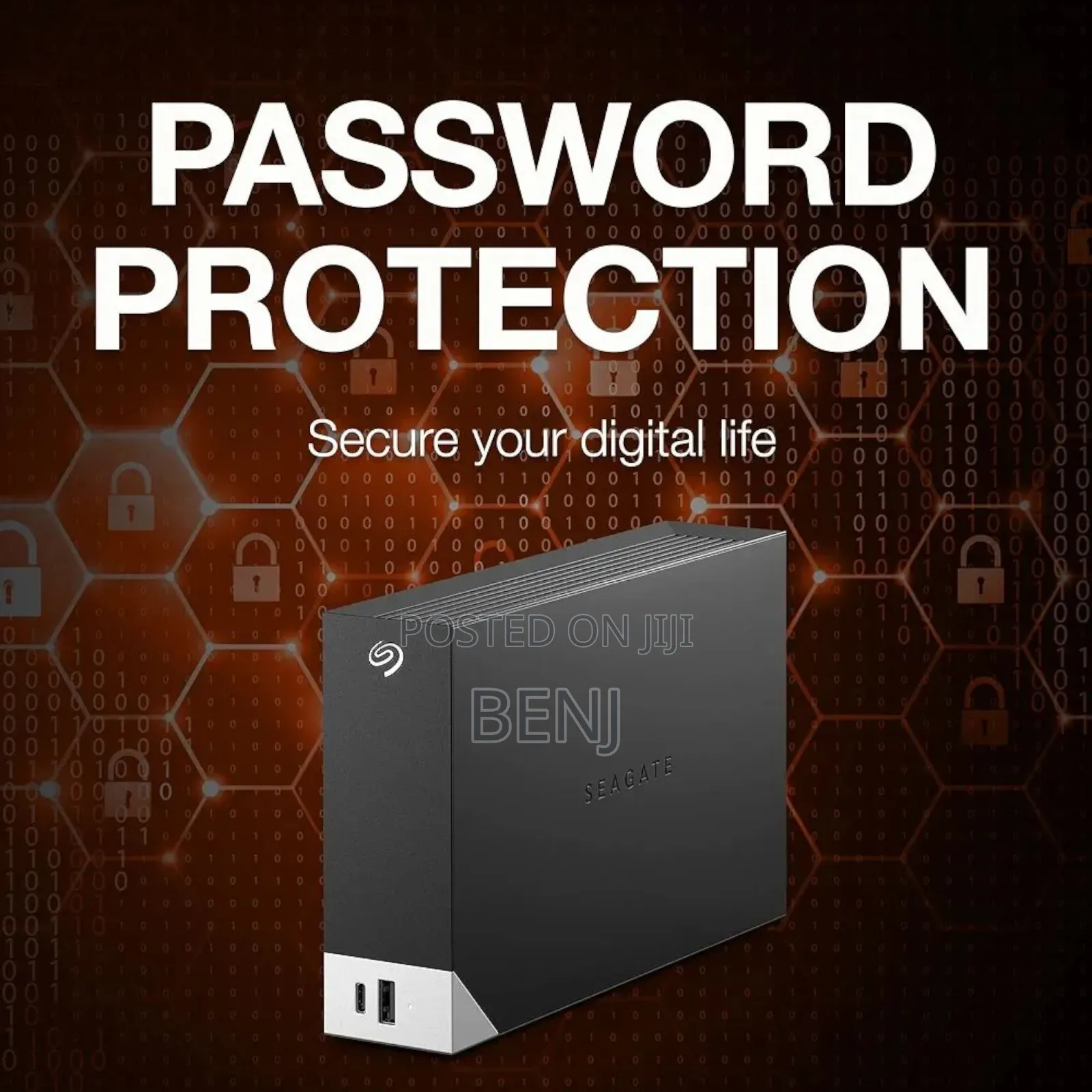 Seagate One Touch 10tb External Hard Drive | Usb-a | Usb-C