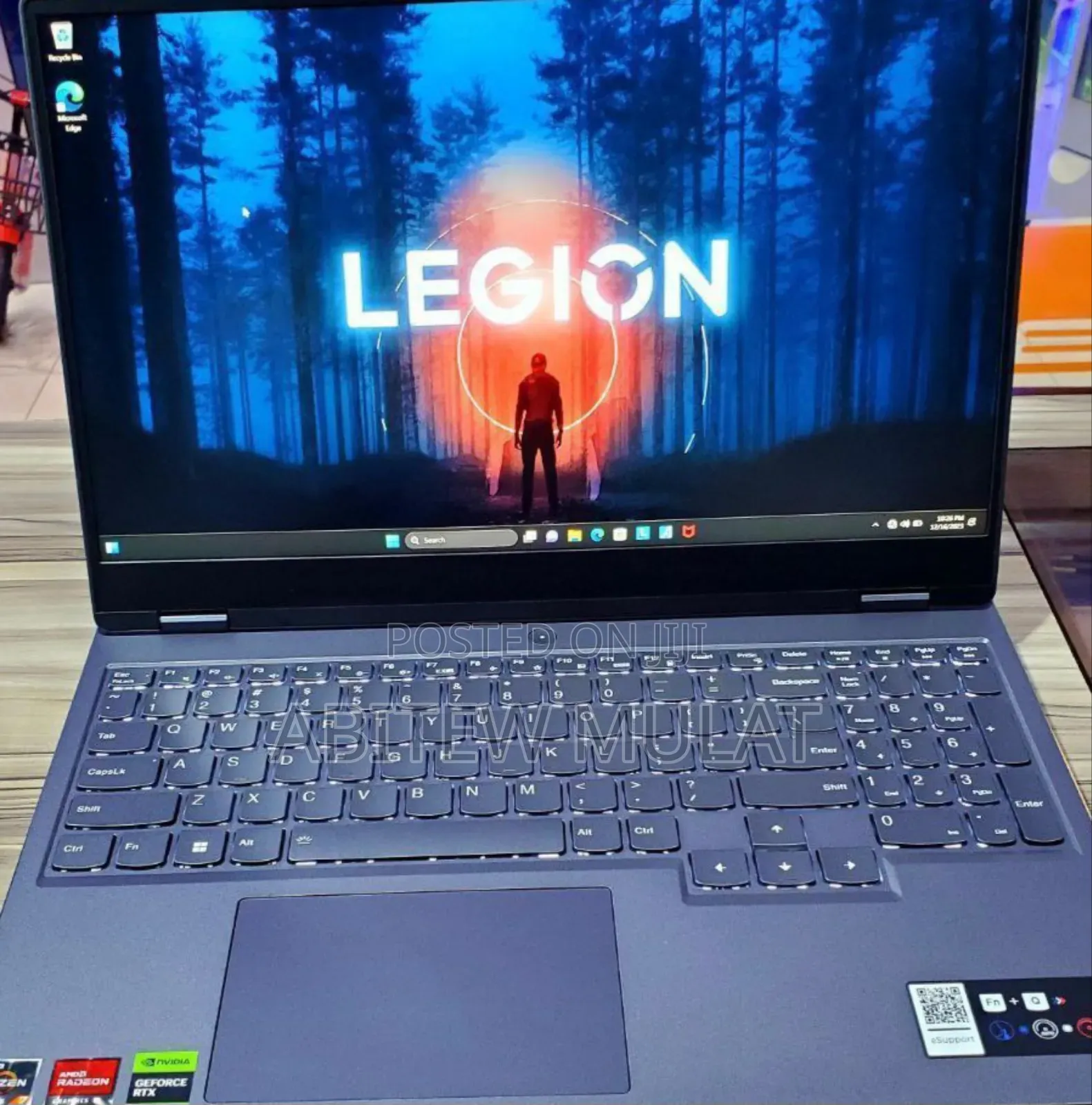 New Laptop Lenovo Legion 5 16GB AMD Ryzen 7 SSD 1T