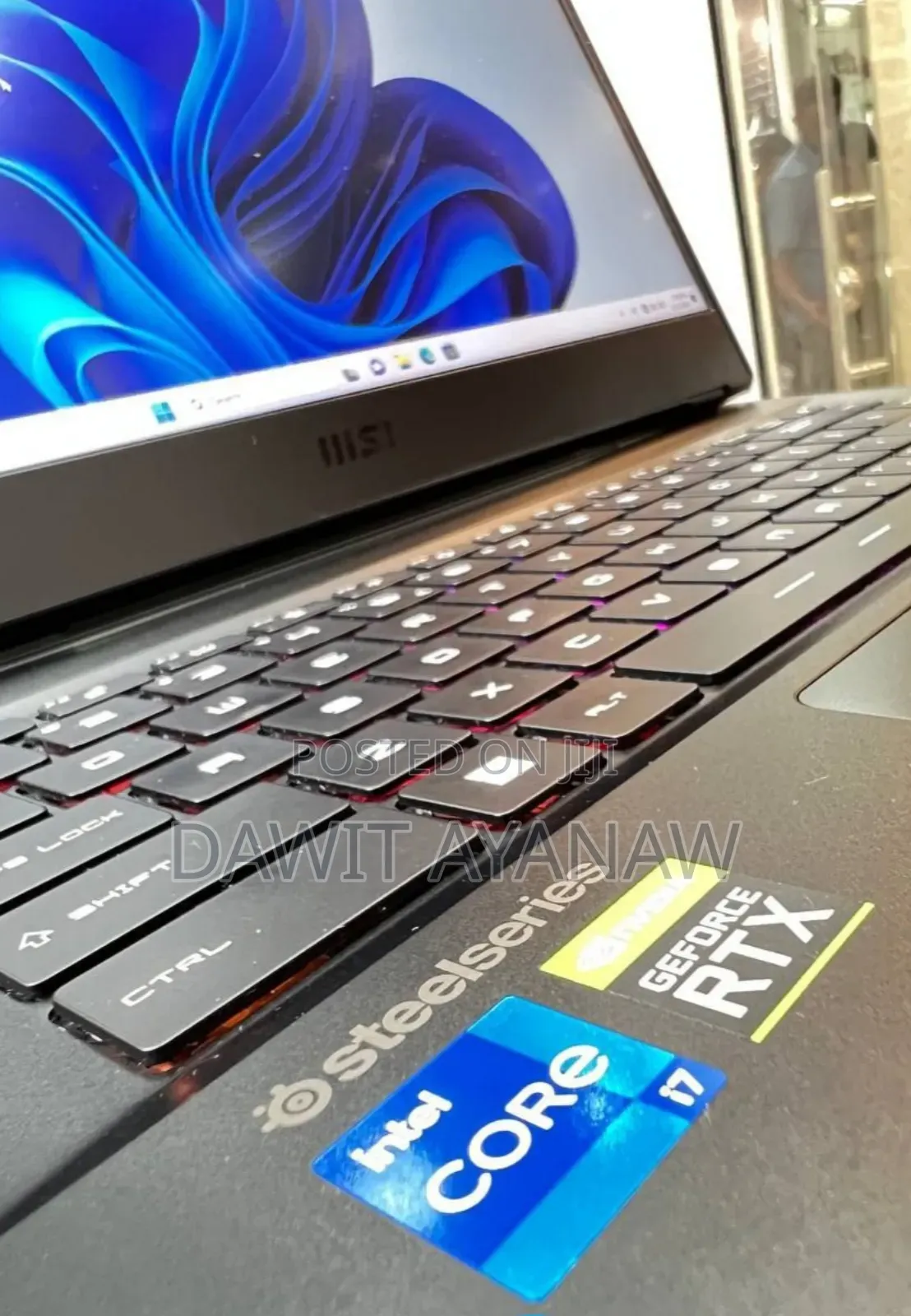 New Laptop MSI 16GB Intel Core I7 SSD 512GB