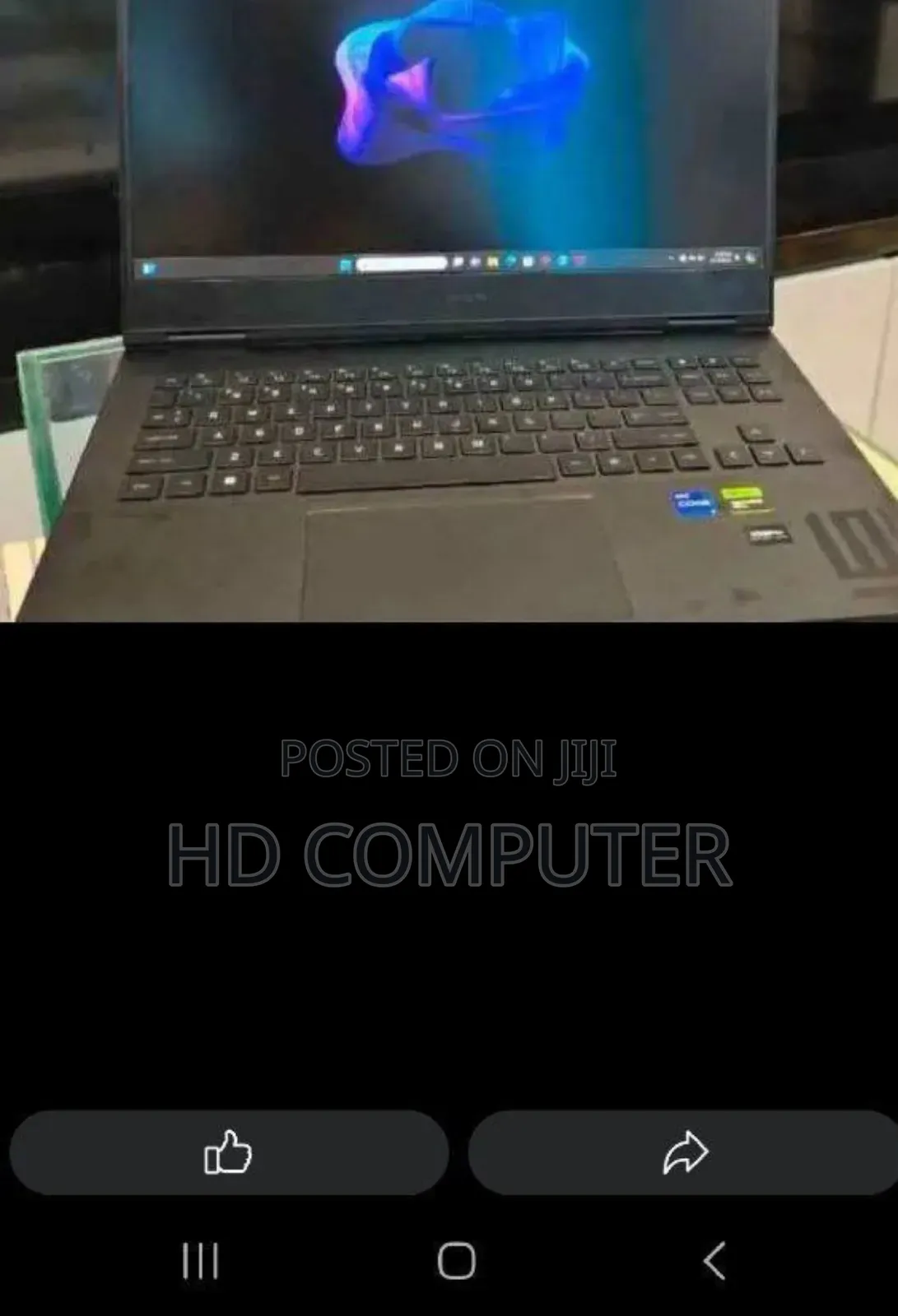 New Laptop HP Omen 16 16GB Intel Core I7 SSD 1T
