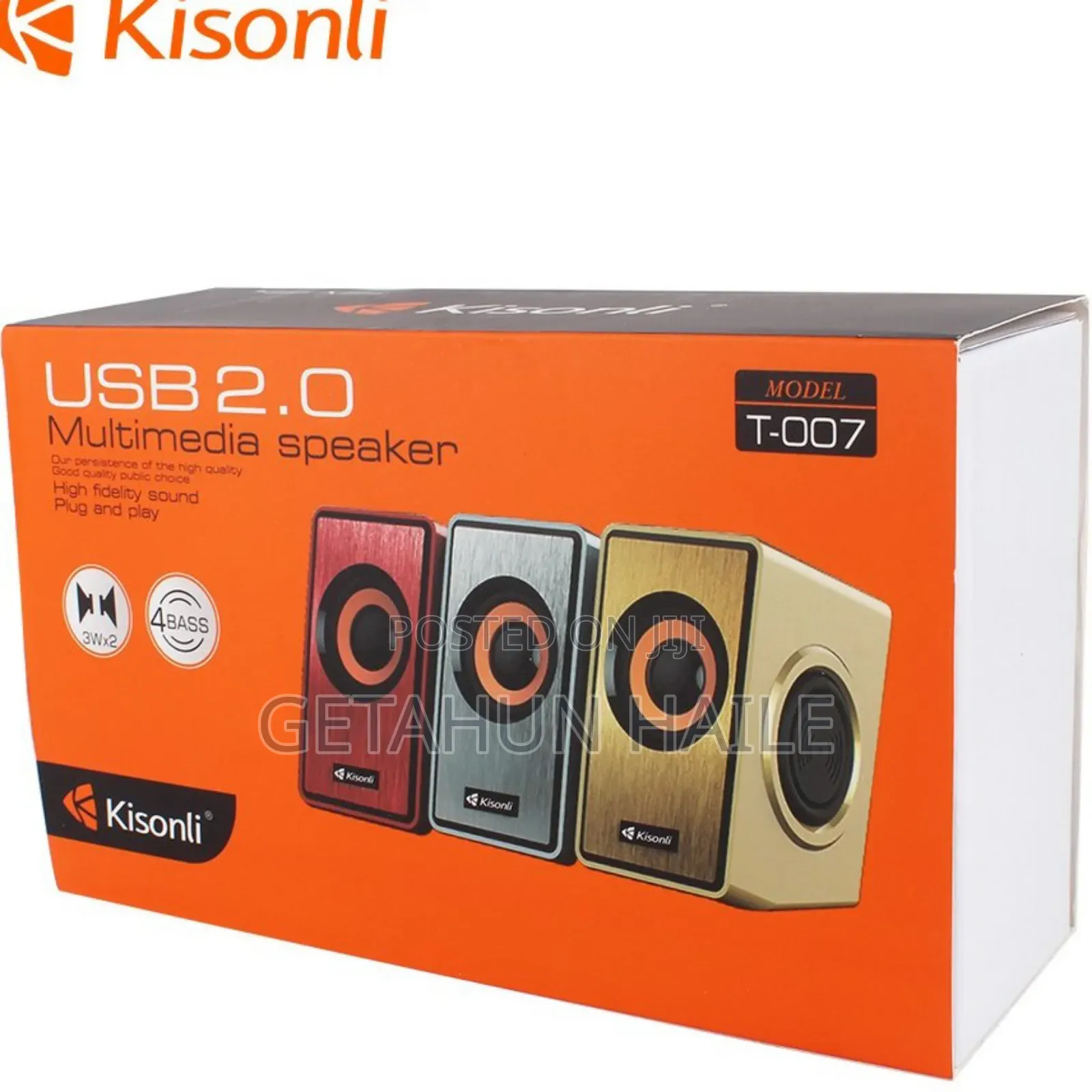 Kisonli T-007 Usb 2.0 Computer Speaker