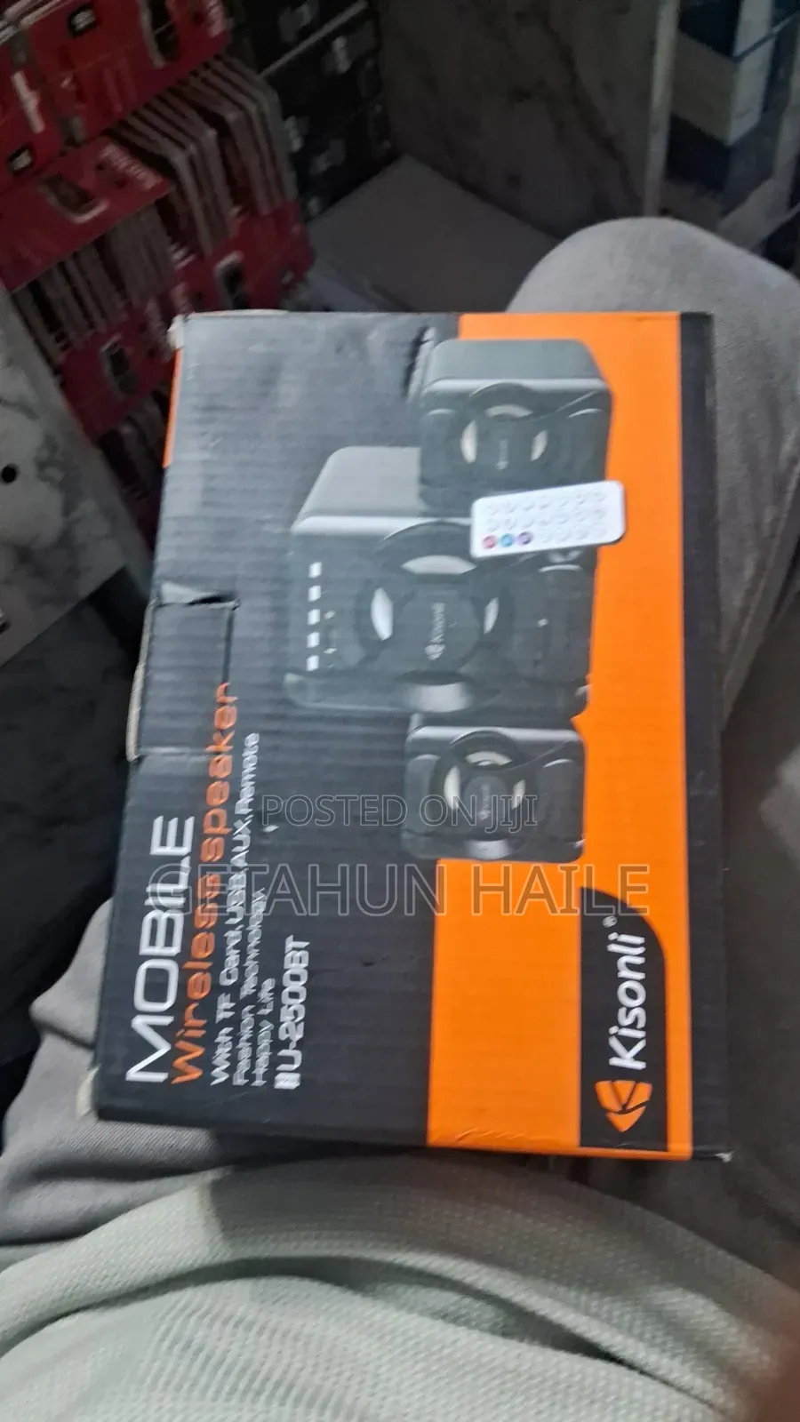 Kisonli U-2500 Wireless Gaming Speaker (Bluetooth,Usb,Aux