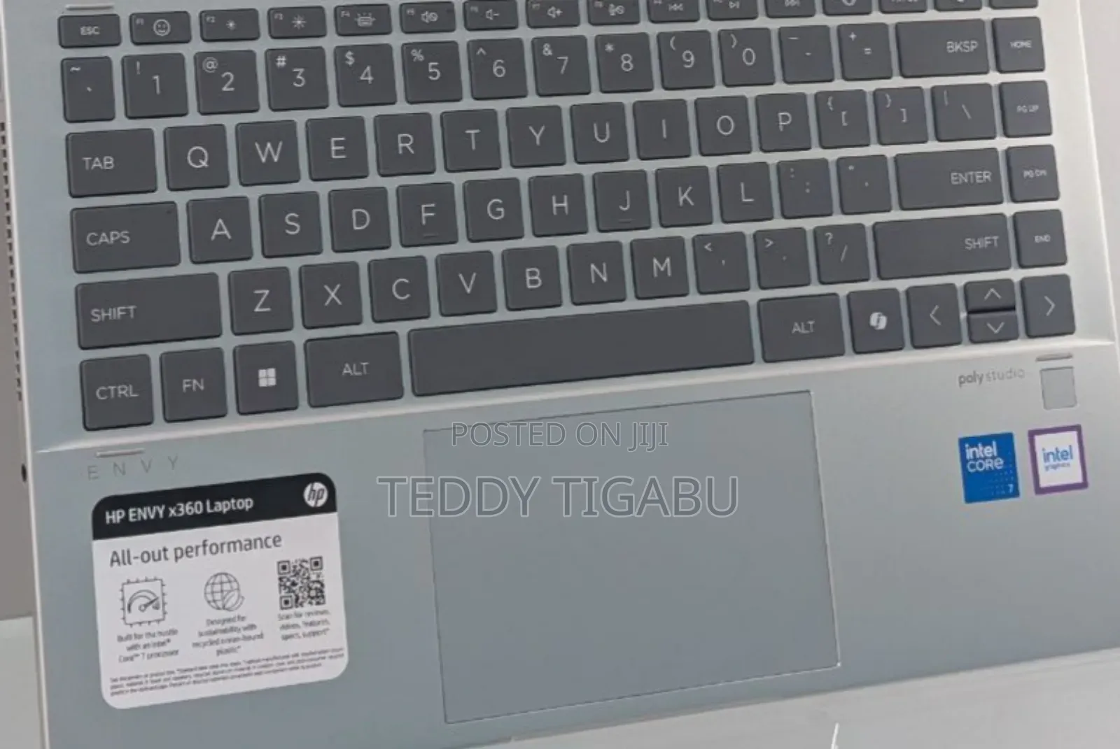 New Laptop HP Envy X360 16GB Intel Core I7 SSD 512GB