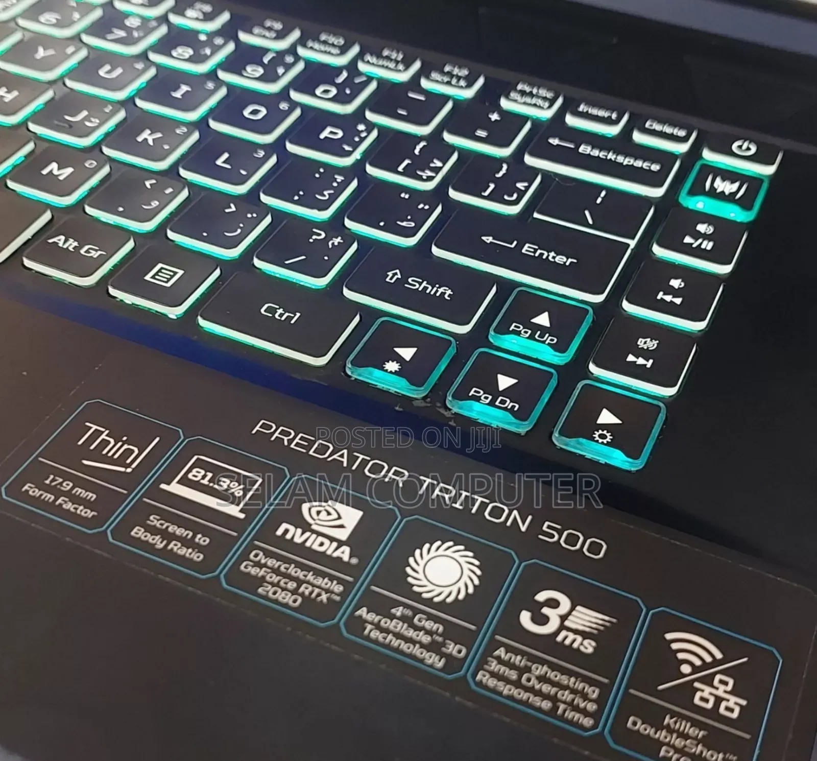 New Laptop Acer Predator Helios 300 16GB Intel Core I7 SSD 1T