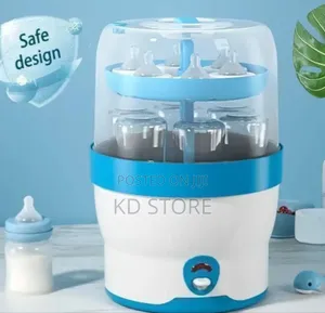 Photo - Dr Gym Baby Bottle
 Disinfecter
 ምቹ እና አስተማማኝ የጡጦ መቀቀያ