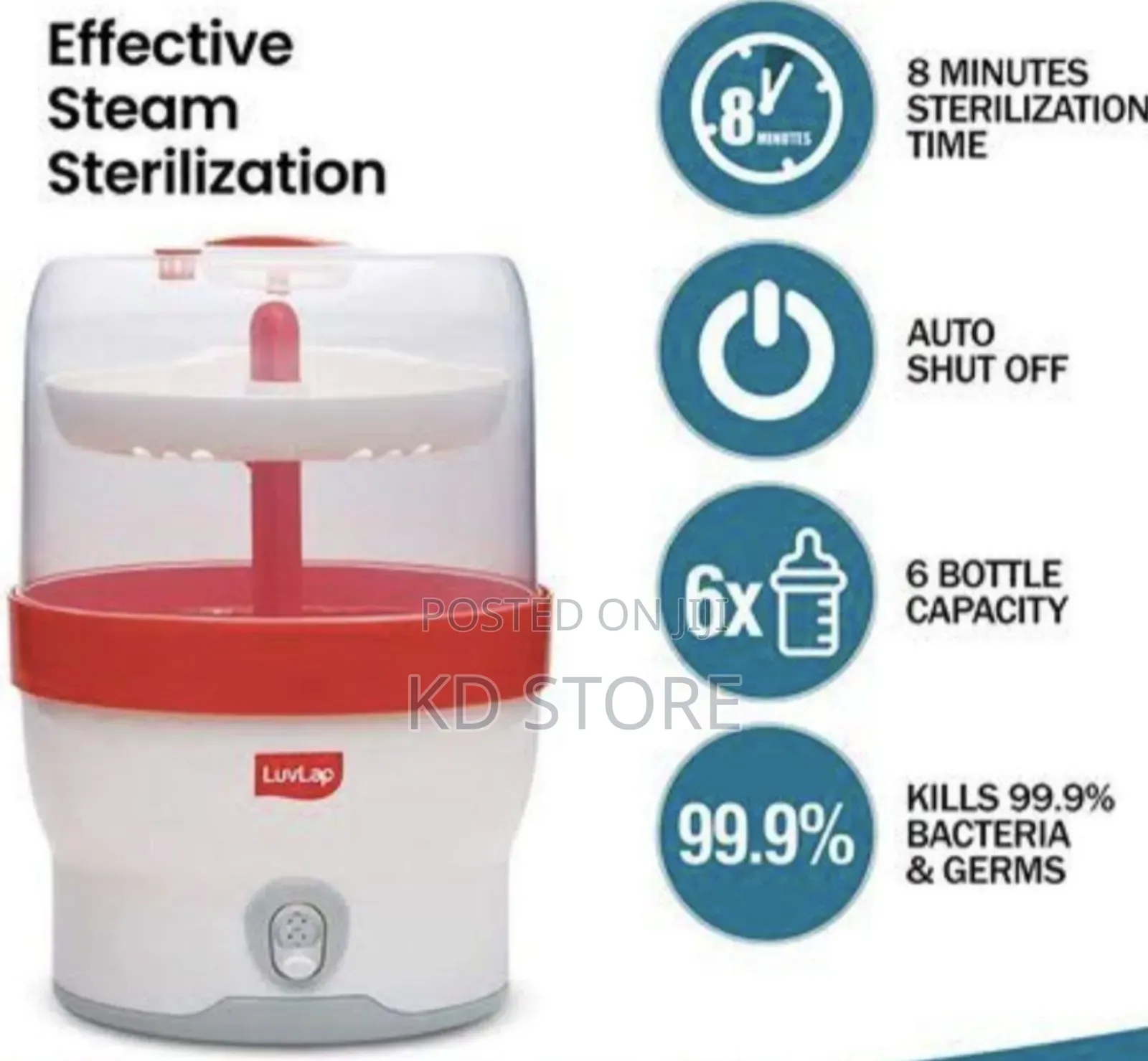 Dr Gym Baby Bottle
 Disinfecter
 ምቹ እና አስተማማኝ የጡጦ መቀቀያ